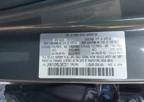 2020 Mazda Cx-5 Grand Touring from USA, damaged, VIN JM3KFADM9L0867211